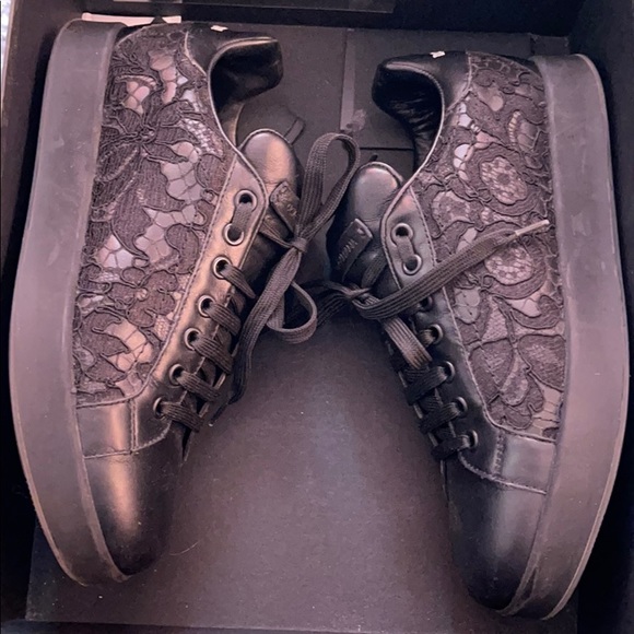 Dolce and Gabbana sneakers black with lace - Picture 4 of 7